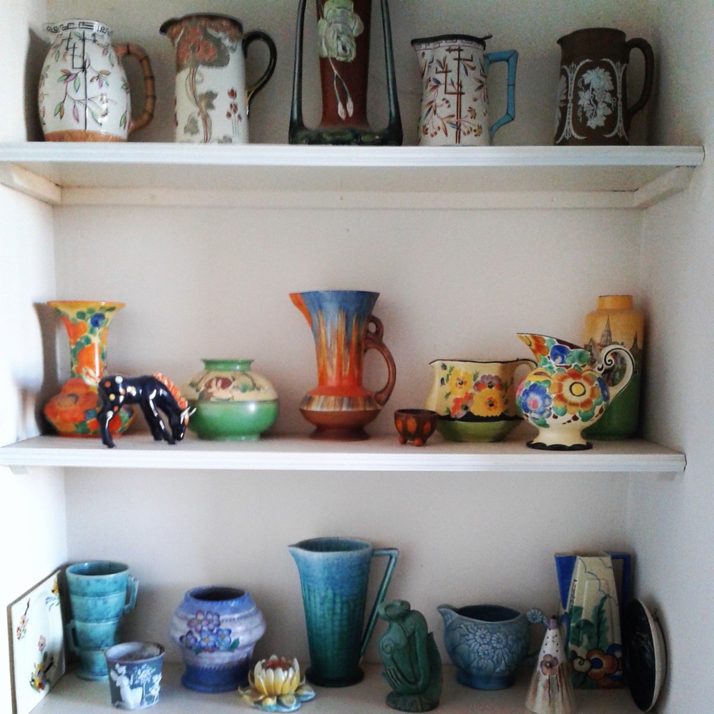 My grandmother's lovely pottery.